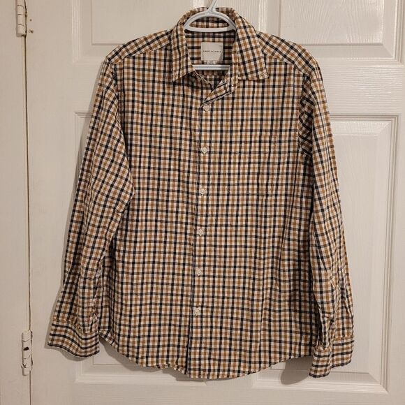 American eagle men's long sleeve button up shirt - Picture 1 of 7